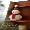 Weihnachten Plüsch Schneemann Anhänger Weihnachtsbaum Hängend Lieblich Schöner Anhänger Szene Dekorieren Weihnachtsbaum Hängende Ornamente