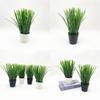 Artificial Allium Ascalonicum Potted Plant With White Or Black Pot For Event And Home Decoration