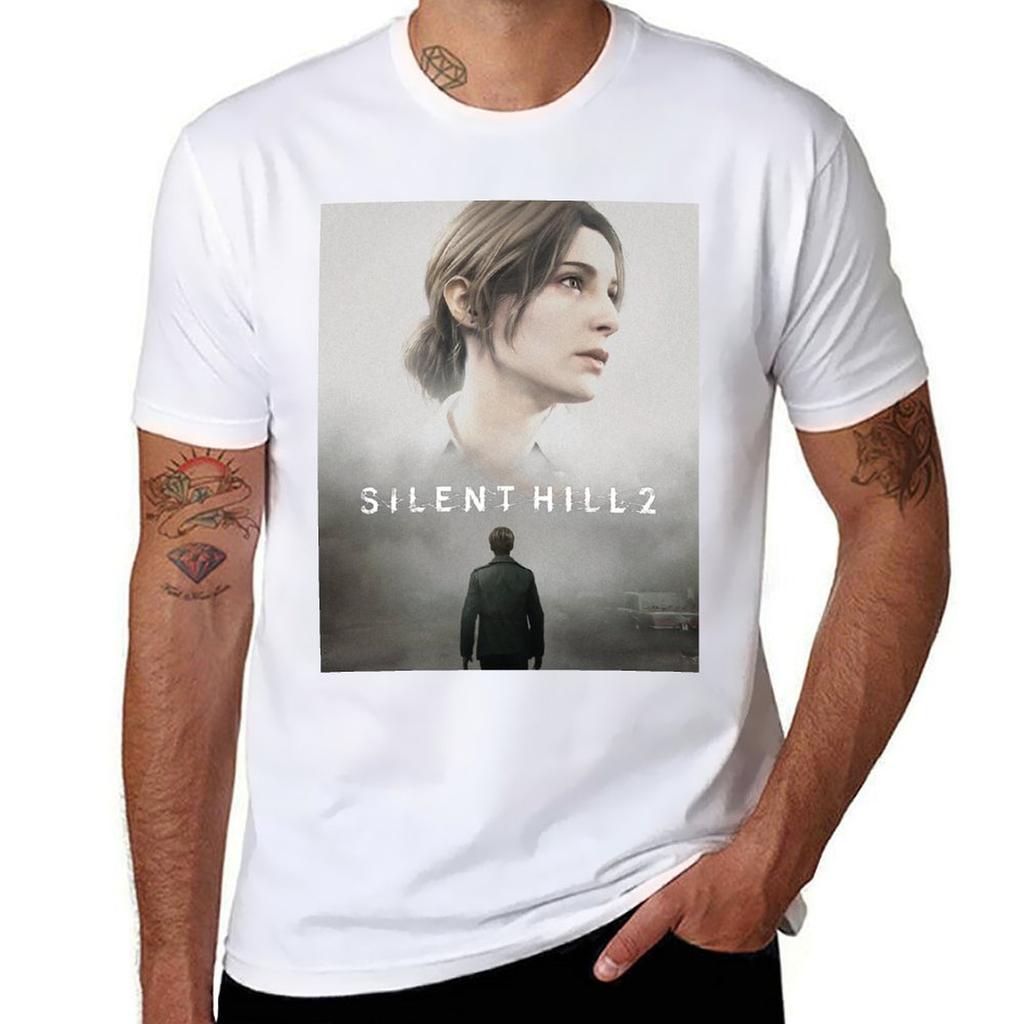 Silent Hill 2 Remake James Mary Tshirt Cotton T Shirt Pack Unisex T Shirt Cotton High Quality Tshirt