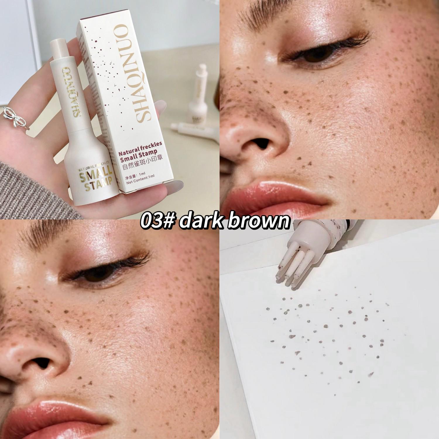 CROSS SHAQINUO Натуральная водостойкая штамп-тату для веснушек для реалистичного макияжа