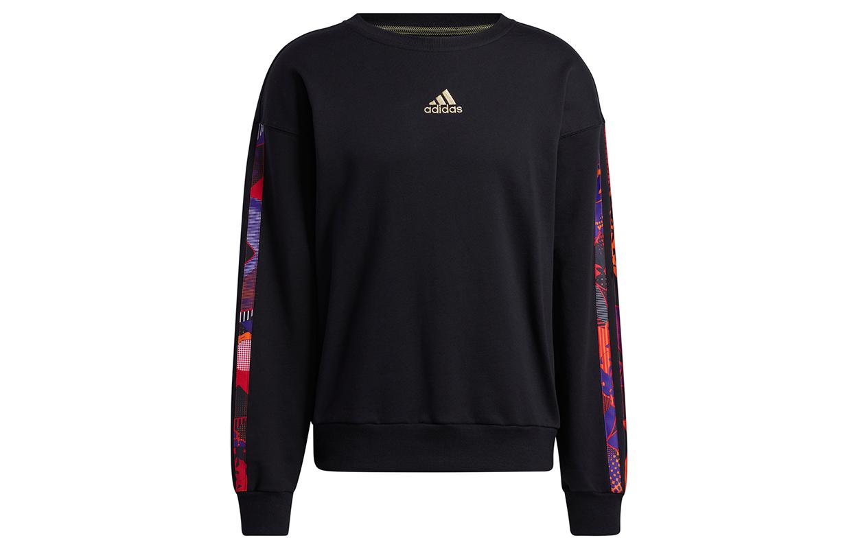 

Adidas Sweatshirts Men s Black Crew Neck Moderate Regular GU9538 XL