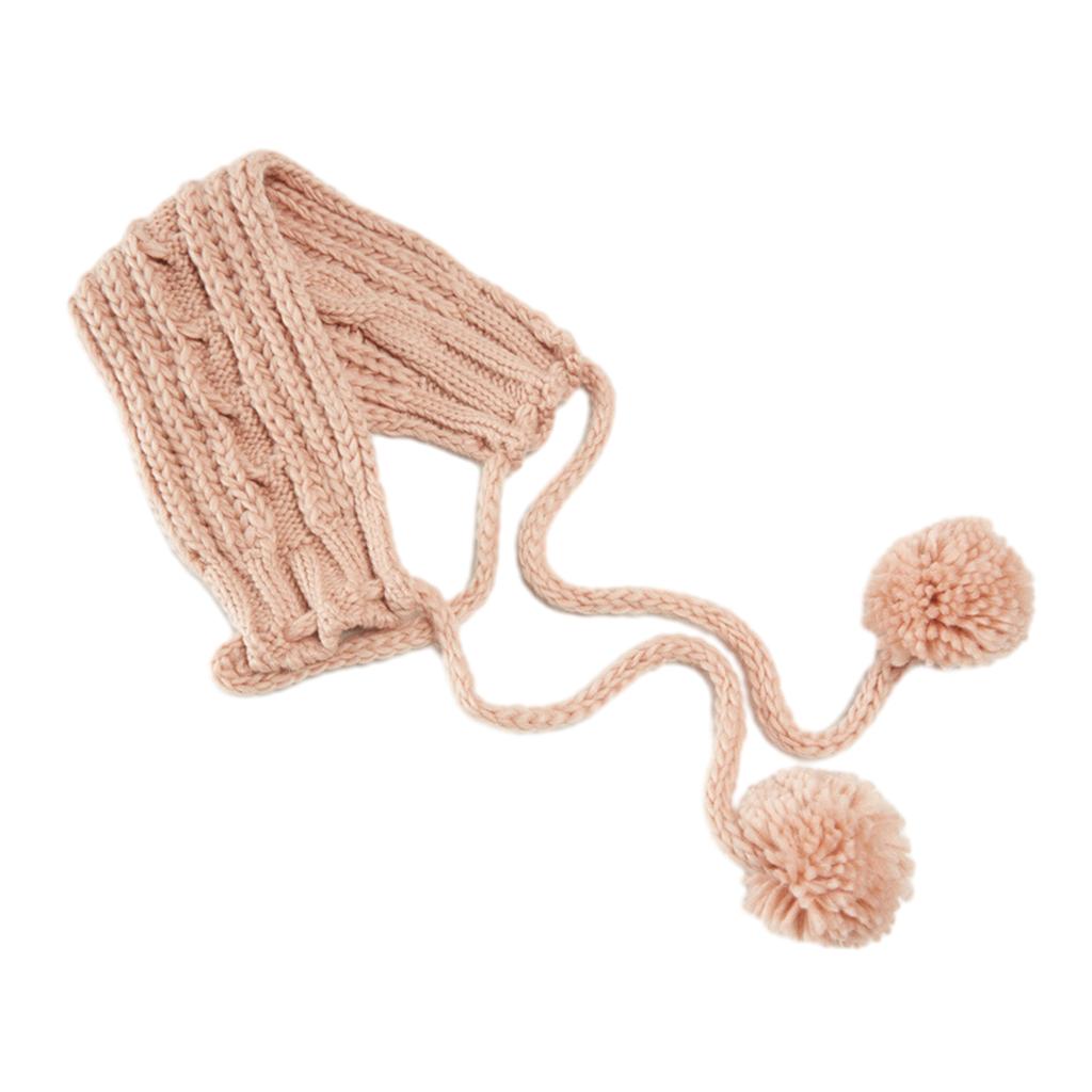Miękka Rozciągliwa Zimowa Ciepła Opaska na Uszy z Warkoczem Szydełkowa Opaska na Uszy Dzianinowe Nauszniki dla Dorosłych