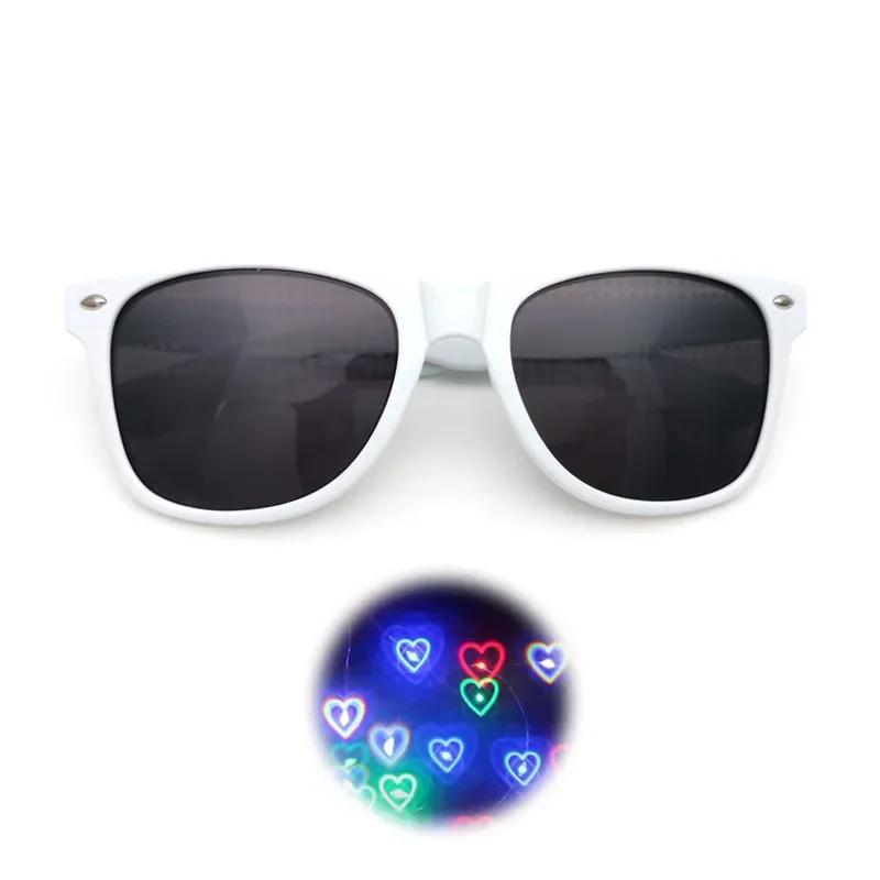 

Women Stylish Diffractive Optical Fireworks Eyeglasses Special Design Effect Sunglasses Adult Dance Lightweight Show Sunglasses Female Eyeglasses