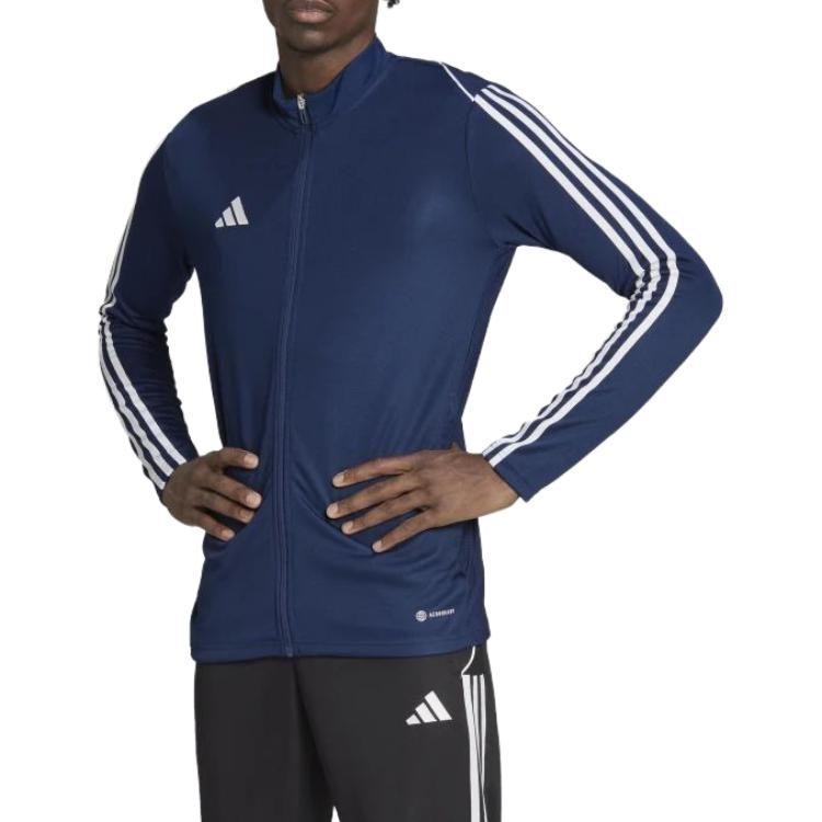 adidas Jackets Men's Blue Stand Collar Moderate Other HS3503