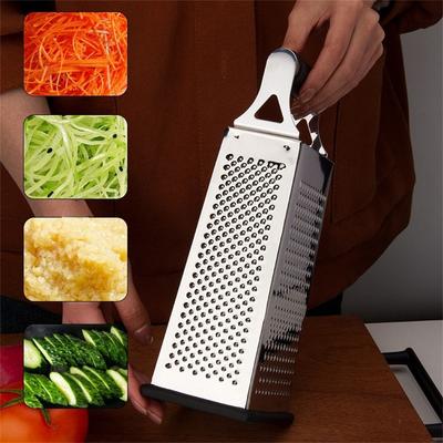 Gourmet Cooking Made Easy with Multi Use Stainless Steel Box Grater