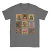 Dungeon Crawler Carl Vintage Stempel T-Shirts Herren Baumwolle Lustige T-Shirts Rundhals T-Shirts Kurzarm Kleidung Übergröße