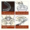 1-4pair Unisex Teeth Aligner Silicone Invisible Dental Orthopedic Tray for Whitening Straightening Nighttime Use Teeth Care Tool