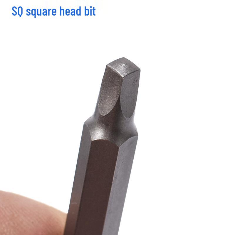 

9-Piece Magnetic Square Head Bit Set (50/100/150mm, 1/4 Hex) for Air Screwdrivers