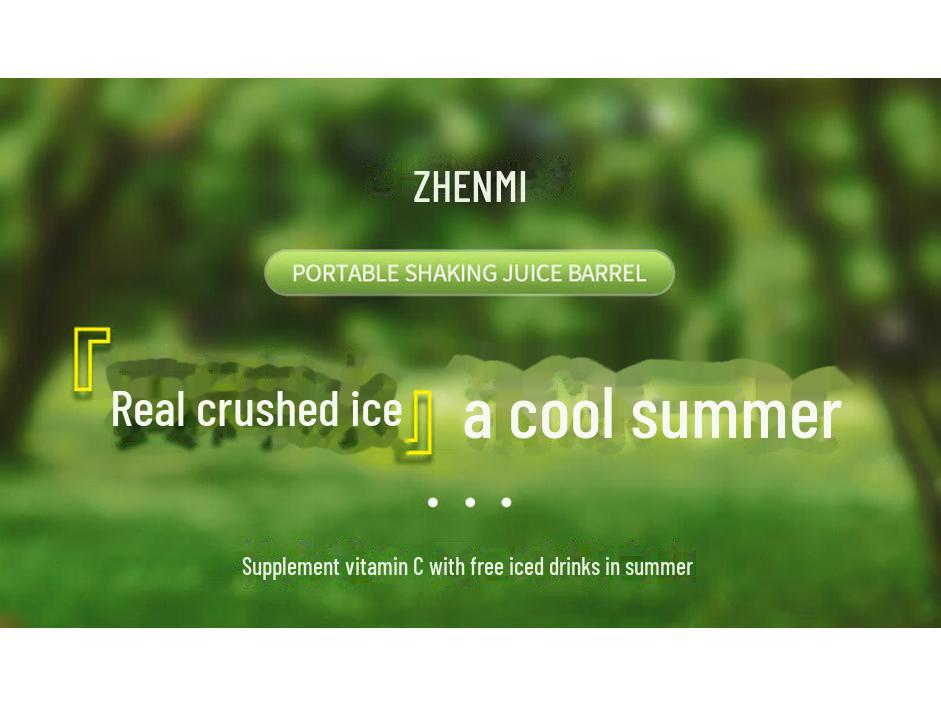 Zhenmi Tritan Trådløs Bærbar Juicekopp J15