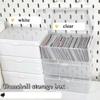 Korean Transparent Storage Box Photo Card Holder Box Card Photocard Storage Box Photo Card Organizer Classification Flip Box