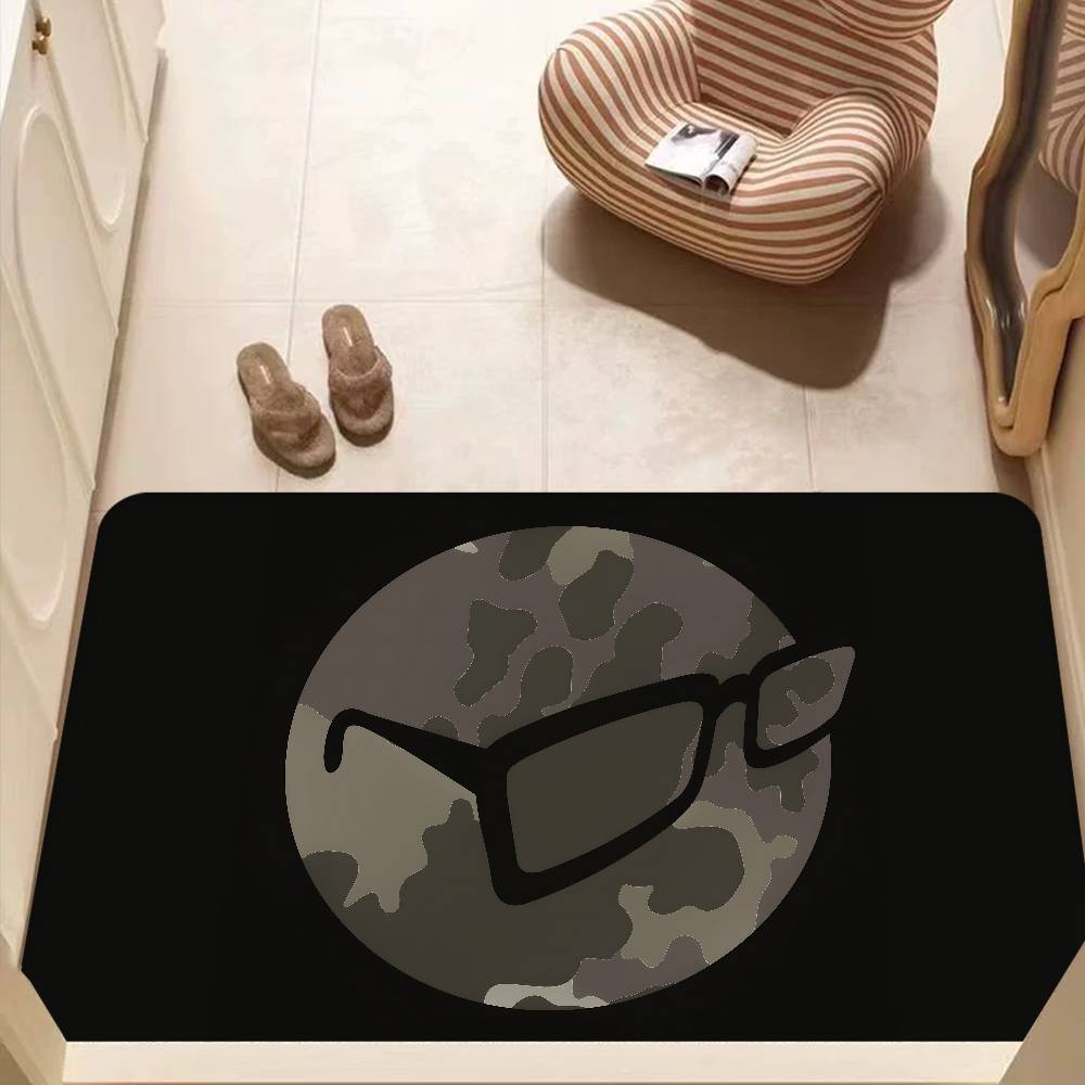 Tapis de porte Logo Korda Fishing Style Nordique Chambre à coucher Salon Tapis de porte Maison Balcon Antidérapant Alfombra