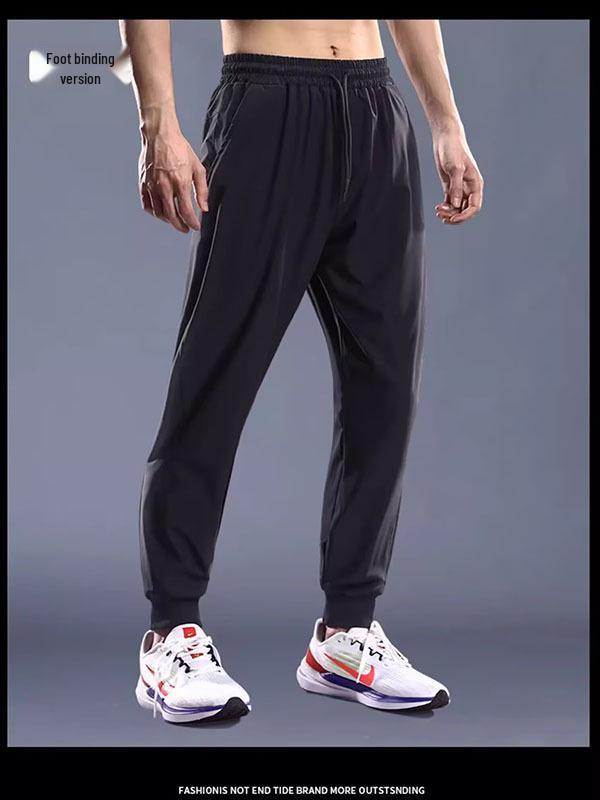 Men's Quick-Dry Cropped Sports Pants for Running & Cycling - Spring/Autumn 2025 Edition.
