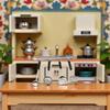 Alloy Miniature Kitchen Tool Set Wall Mount Design Shovel Spoon For Dollhouses Simulation Food Accessory