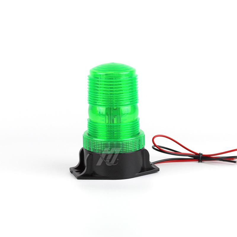 Forklift & Vehicle LED Warning Strobe Light, Yellow, 9-90V, for School Buses & Engineering Vehicles