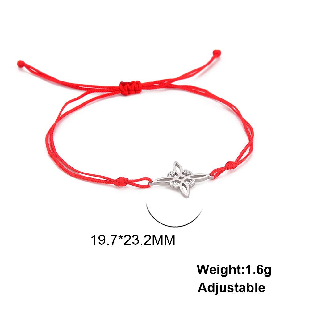 

Wicca Stainless Steel Celtics Knot Bracelet for Men Women Silver Color Witch Irish Knot Bracelets Geometric Witchcraft Jewelry