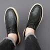 Men Casual Shoes Lace-up Oxfords Comfy Walking Shoes Luxury Brand Genuine Leather Breathable Outdoor Driving Shoes Men Footwear