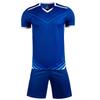 Men Short Sleeve Yellow Soccer Jersey Set  Purple Adult Football Uniform Boy Blue  Kids Soccer Shirt Customized Name DIY Number