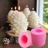 Xmas Bakeware Baking Tool Silicone Candle Mold Pinecone Candle Mold Soap Mould Candle Making Mold