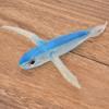 6.7in Simulated Fly Wing Fish Artificial Soft Bait Lure Fishing Tackle AccessoryBlue