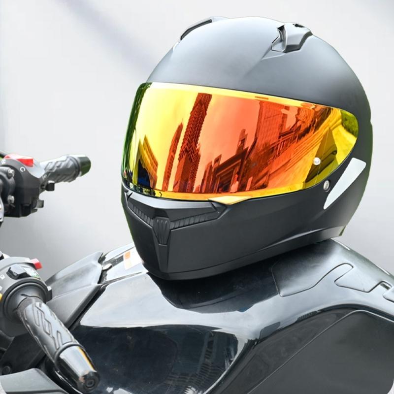High Performances Motorcycle Visors Wide Angle View Helmets Visors PC Lens for Professional Racings & Trip for HJC C10