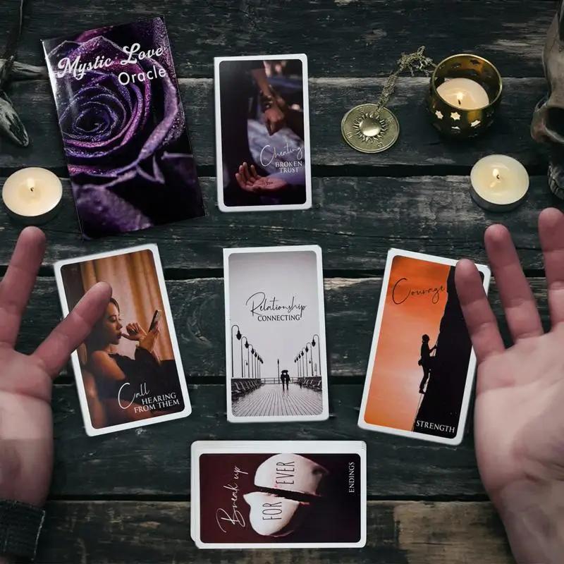 Cărți Oracol Iubire Mistică A 79 Joc de Cărți Tarot de Masă Petrecere Mistică Tarot Instrumente de Divinație Pachet Tarot de Masă Mărturie de Petrecere