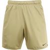 Solid Color Logo Drawstring High-Waisted Athletic Training Shorts Men Bottoms Khaki FB4197-276