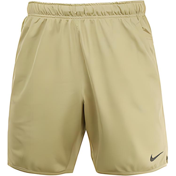 

Nike Спортивные шорты для тренировок с завязками на высокой талии, однотонные, с логотипом, цвета хаки FB4197-276 XXL