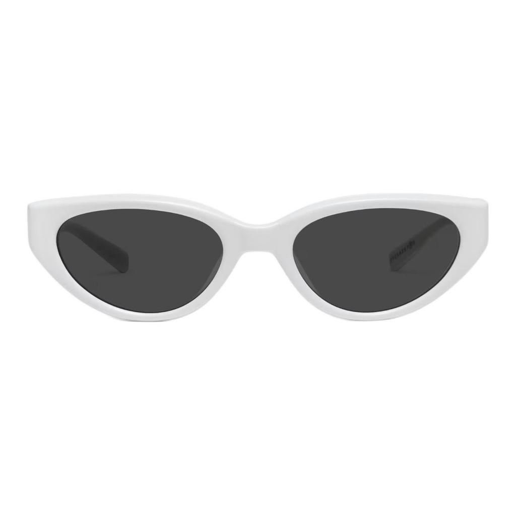 Gentle Monster Oval Sunglasses With Matching Color Markings Unisex Sunglasses White MM108-W2