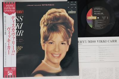 LP Record VIKKI CARR  Discovery Miss Vikki Carr TOJJ5914 LIBERTY Japan Obi Pop Used