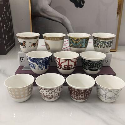 European Style Simple Style Ceramic Coffee Cup Casual Afternoon Tea Home Six Small Cups Personalized Coffee Set Small Gift Set