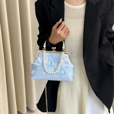Shell Bag Niche Design Chain Bag Sweet Butterfly Fashion Women's Shoulder Oblique Span Bag