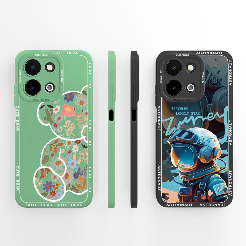 For Vivo Y28 4G 5G Case Simple Design Full Protection Back Cover For Vivo Y 28 Funda Soft Liquid Silicone Anti Drop Phone Shell