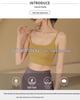 Elegant Back Support Sports Bra: Women's Strappy Yoga Vest for Spring/Summer - Lightweight, Integrated Fitness & Running