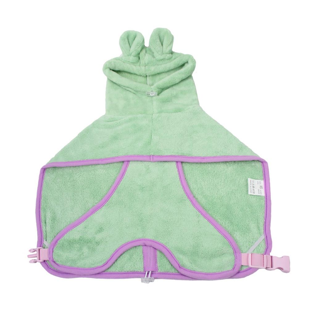 Pet Quick-Dry Bathrobe: Super Absorbent Hooded Robe For Dog & (Bath Use)
