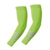 Sports Ice Sleeves for Men Women, Breathable Ice Silk Quick-Drying Arm Sleeves, Anti-Slip UV Sun Protection Sleeve with Reflective Safety Strips for