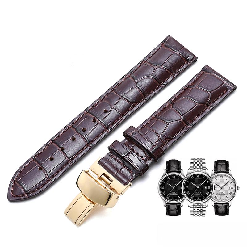 Echtes Leder Uhrenarmband für Tissot Le Locle T41 T006 PRC200 Uhrenarmband 18 19 20 22mm Armband Kostenloser Versand