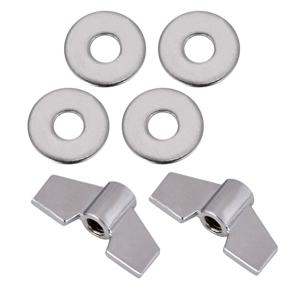 Black + Silver+Grey Cymbal Replacement Parts Felt + Plastic+Metal Hi-Hat Clutch Felt For Drum Set