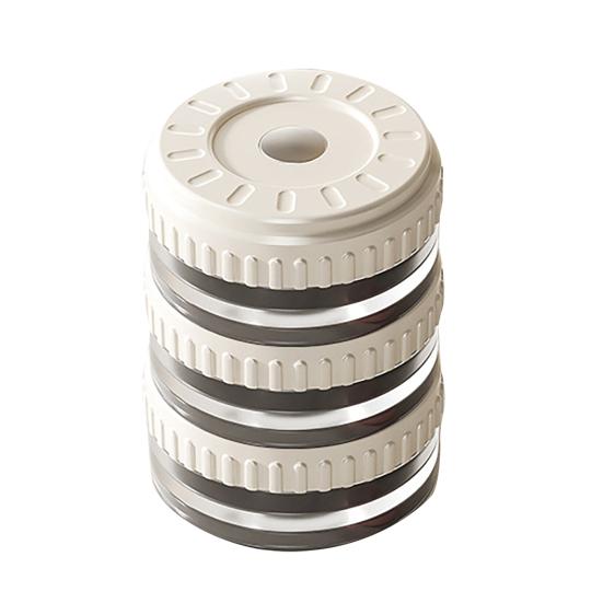 3Pcs Magnetic Pill Boxes Stackable Travel Pill Case Mini Medication Organizer Portable Pill Container for Supplements Capsules