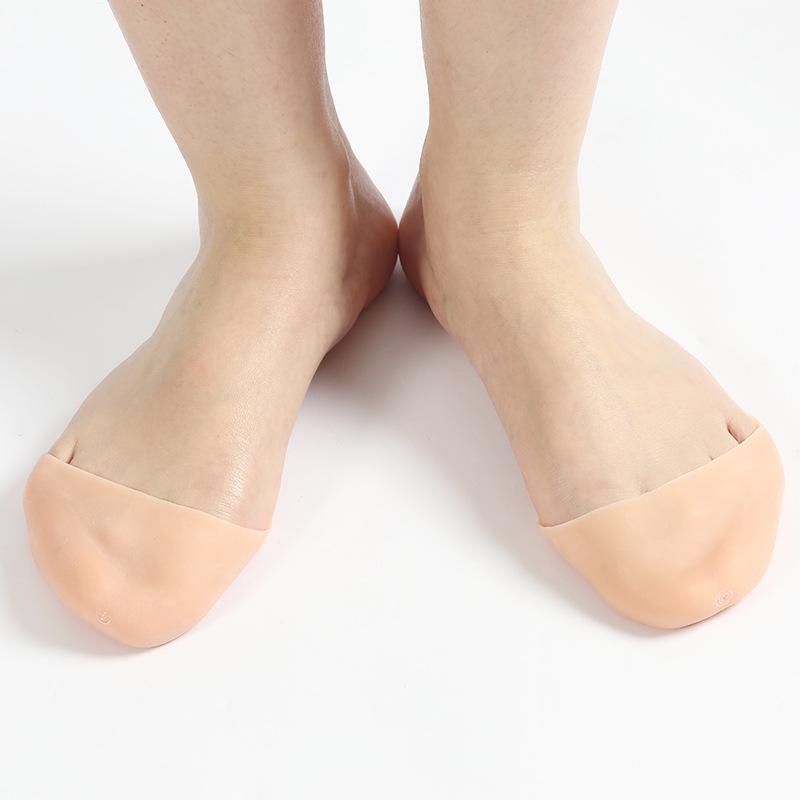 Women's Non-Slip Silicone Ballet Toe Pads - Half Size Forefoot Protectors
