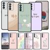 Korean Letter Phone Case For Oppo Reno14 Reno13 Reno12 11 F 10 Find X5 X9 Pro A54 5G A53 A9 A16 A78 4G A80 A98 Cover