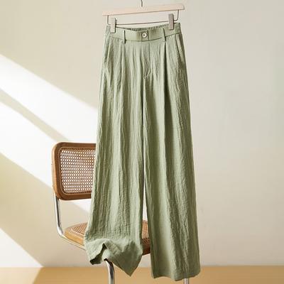 Large Size Wide-leg Pants Women's Summer New Loose and Thin Casual Wide-leg Pants