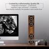 Rechargeable Wooden Alarm Clock with Bluetooth Soundbar Subwoofer Speaker Decoration E-sport Game and Home FM for Room Radio or
