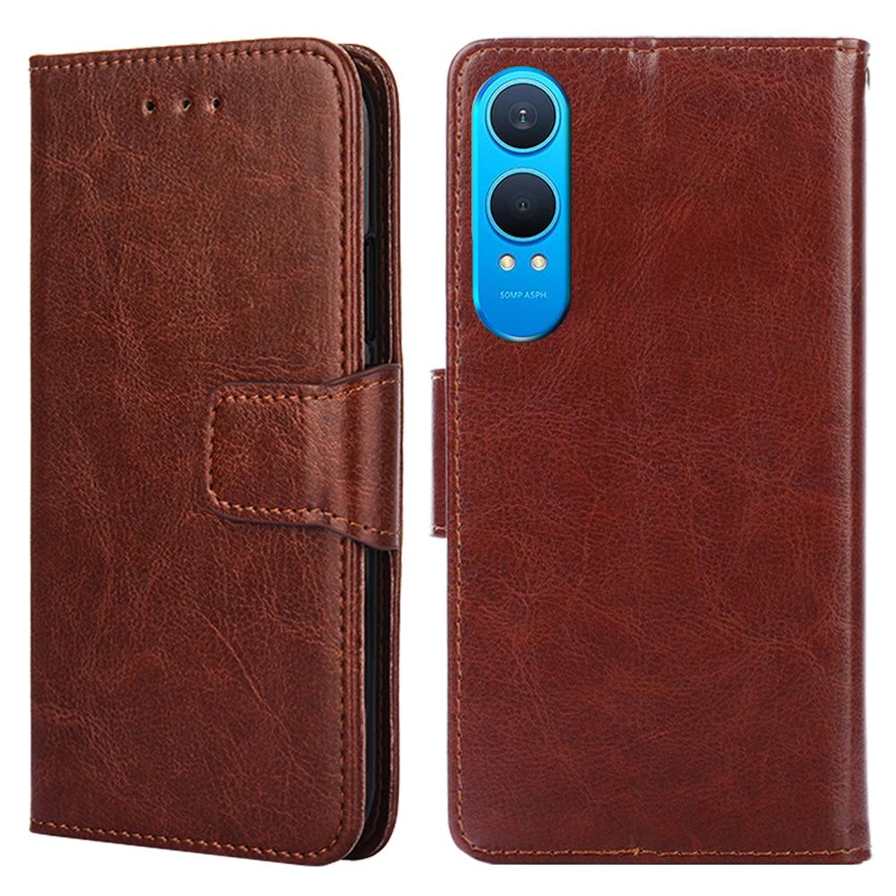 

For OnePlus Nord CE4 Lite 5G/Oppo K12x 5G (China) Case Wallet PU Leather + TPU Folding Stand Phone Cover B