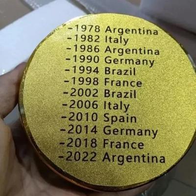 World Champion Trophy Golden Soccer Craft Football Cup Resin Souvenirs Champion Souvenir Mascot Gifts Office Home Decoration