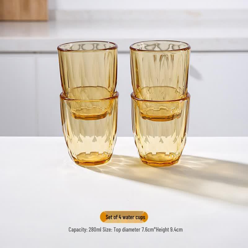 Youluo Amber Glass Microwave-Safe Multi-Purpose Bowl