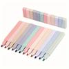 12pcs Colorful Aesthetic Highlighters Cute Assorted Random Colors, No Bleed With Soft Tip Stationary Markers, For Students