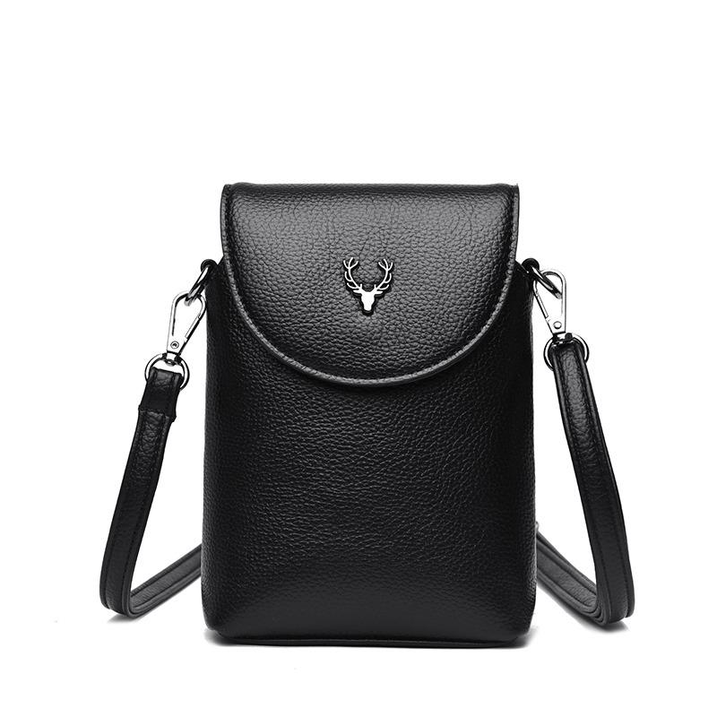 Fashion Small Shoulder Bag for Smartphone Ladies Mobile Phone Bag Zipper Flap Famous Brand Soft Leather Crossbody Bags for Women
