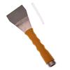 25 by 7 5 CM Bent Chisel Paint Scraper with Stainless Steel Thick Blade for Wallpaper and Drywall Putty Removal