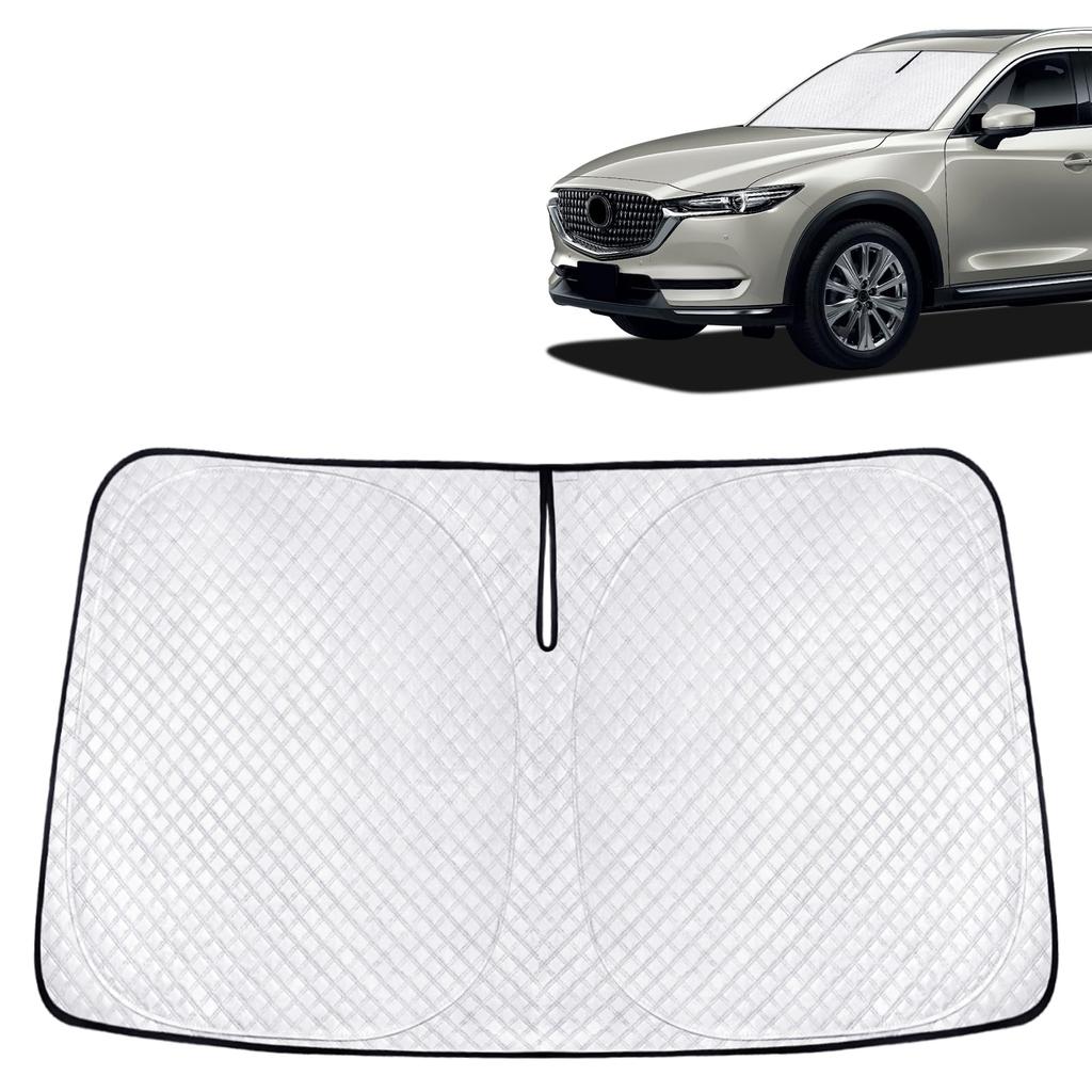 New Mazda Sunshade Windshield Sunshade for KG5P and KG2P Features UV Heat and Foldable Design for Car Camping and Privacy A Versatile Accessory and