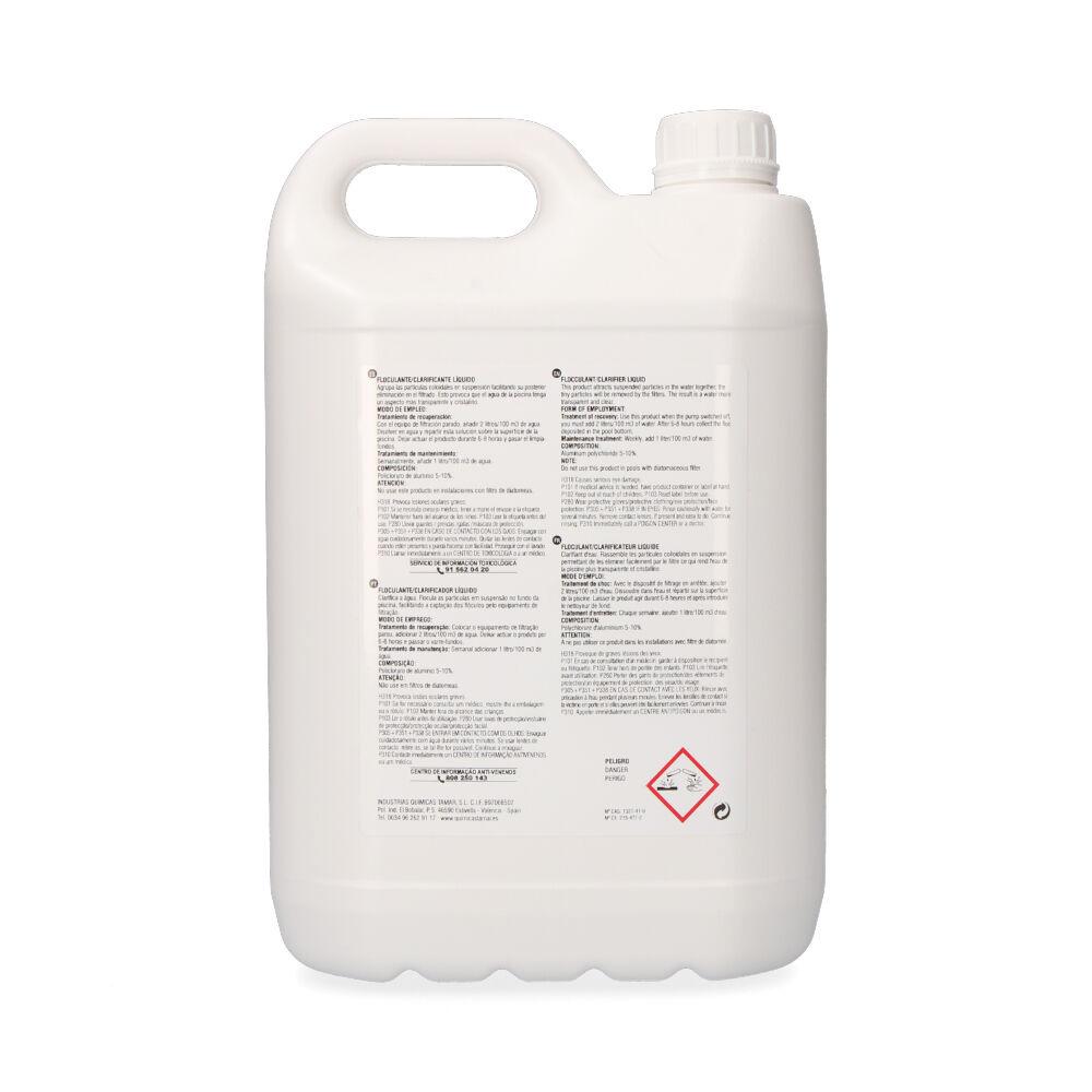 floculante clarificador liquido 5 l. fusion edm